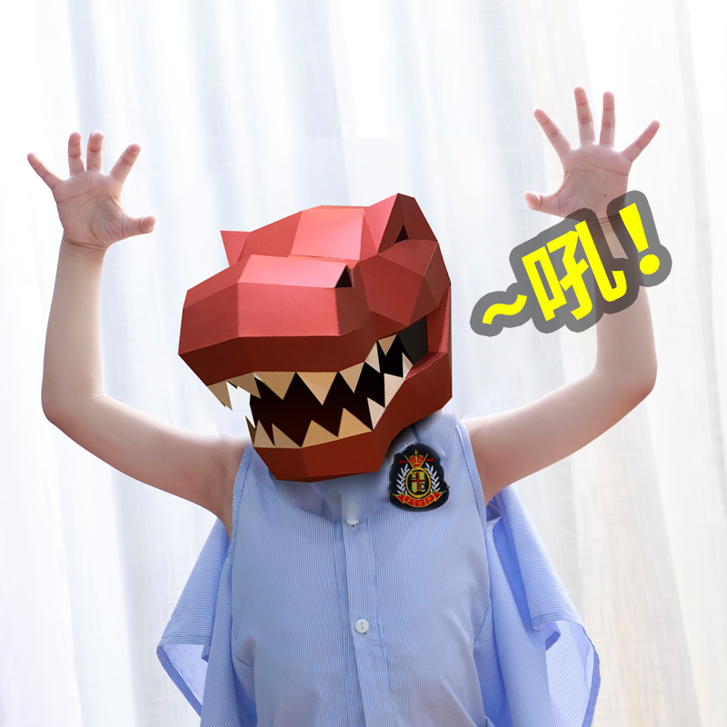 Модель бумажной маски тиранноз – обзор и цена Art Craft Cardboard