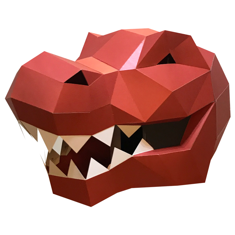 Модель бумажной маски тиранноз – обзор и цена Art Craft Cardboard