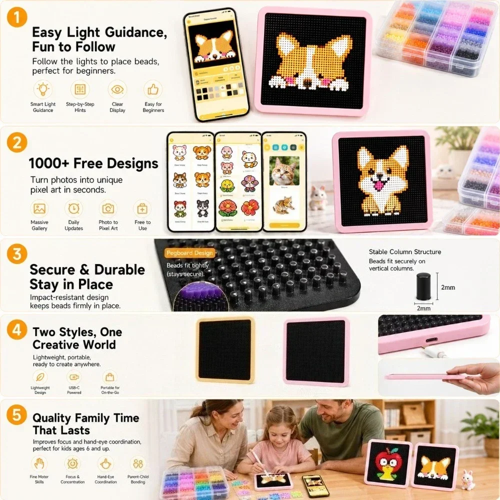 Светодиодная умная панель для  – обзор и цена Art Craft Kit